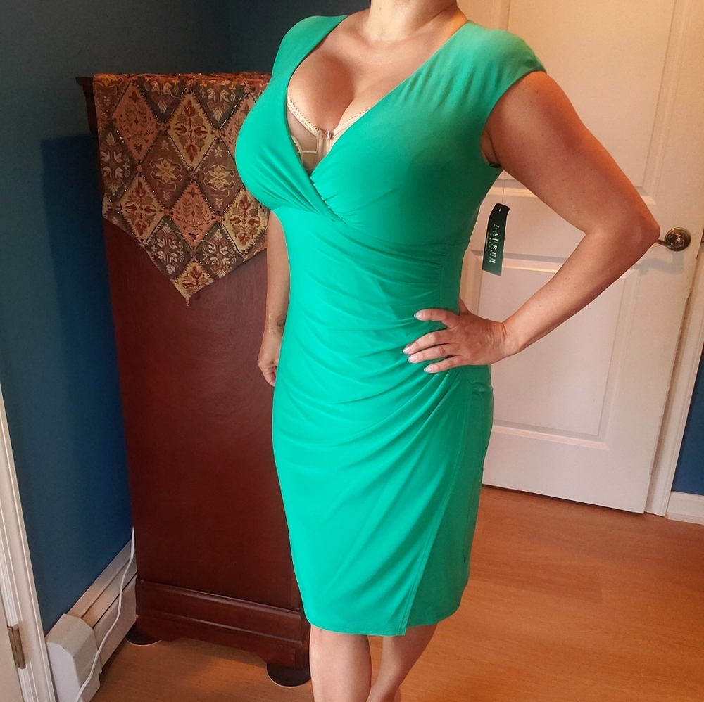 NWT Green Cocktail Dress